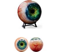 Realistic Monster Eye Decor,3D Eyeball Ornament with Stand,Scary Realistic Eyeball Ornament,Creepy Monster Eye Sculpture Ornamen,Unique Creepy Eye Figurine Gift for Halloween Gothic (1Pcs)