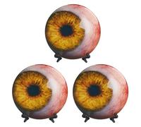 Realistic Monsters Eye Decors Horrific Gothics Eyeballs Sculpture, Scary Realistic Eyeballs Ornament, Horror Dark Fantasy Gothics Figurines Statues