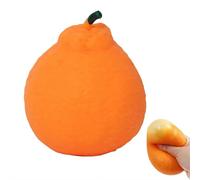 Realistic Orange Squishies Toy, Large Sensory Stress Relief Ball, Soft TPR Dekopon Fruit Fidget for Anxiety & Focus, Funny Desk Therapy Toy