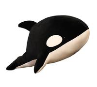 Realistic Orca Killer Whale Plush Pillow, Large Stuffed Animal, Cuddly Toy