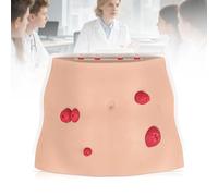 Realistic Ostomy Care Simulation Model, Abdominal Stoma Model with 4 Stoma Types, Medical Fistula Model for Nursing Students & Patient Care Training