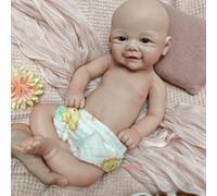 Realistic Painted Silicone Reborn Baby Doll Girl - Lifelike 40cm Newborn | Soft Touch Festiva,Surprise Gift for Collection & Companionship