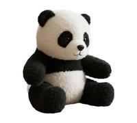 Realistic Panda Plush - Cute Panda Breathing Pillow Soft, Multi-function Emotional Engine Plush Toy That Hugs You Back With Light Music, Soft Toy For Kids Girls Boys Halloween Birthday Christmas