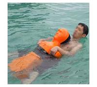Realistic PE Water Rescue Training Dummy, 3.3ft Fire Drill Dummy for Adult, Drowning Prevention Teaching Tool with 3 Inlet & Outlet Holes