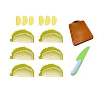 Realistic Peelable Durian Vegetable Toy for Kids Kitchen Role Play and Early Learning Pretend Play Kitchen Toy