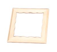 Realistic Picture Frame Miniature Display Zakka Role Play and Display for Dollhouses Enthusiasts, 1/12 Scale, Wood Realistic Dollhouses