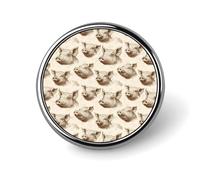 Realistic Pig Print Pins for Backpack - Enamel Pins Cute Jacket Coat Hat Bags Badge Pin, Funny Novelty Unique Button Pin Women Men Fashion Jewelry Accessories