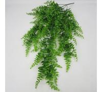 Realistic Plastic For Fern Plant With Elegant Persian Leaf Pattern For Indoor Outdoor Decor And Event Arrangements(Green)