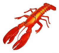 Realistic Plastic Lobster Decoration Model for Ocean-Themed Parties, Photography & Theater Props - Red, 47x23x6 cm (Largest Size) - Home & Garden(A)