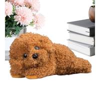 Realistic Plush Dog Animals - Real Plush Dog Figure, Portable Stitching Construction, Heavy Duty Natural Color Details | Authentic Looking Cuddly Toy for