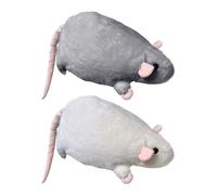 Realistic Plush Mouse Doll - 40 cm, Cute Stuffed Toy, | Mouse Toy Made of Soft PP Cotton, Living Room Sofa Decoration, Halloween Kids Gift, Interactive Role Play Collection