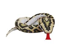 Realistic Plush Snake Toy 67 Inches Long Stuffed Animal Lifelike Giant Boa Constrictor Cushion Toy Stuffed Snake Halloween Party Decor Prank Props