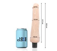 Realistic ragnar flesh-colored self-lubricating dildo 24.5cm, Width 115 mm, Length 335 mm, Depth 50 mm, Department Couple, Poids 0.385 Kg, Color Nude