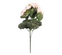 Realistic Red Geranium Bunch 5 Branches for Garden Party(Champagne)