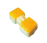 Realistic Rice Cake Stress Ball | Slow-Rise Sensory Fidget Toy for Adults | Soft & Squishy for Focus & Relaxation at Office, Home & Travel