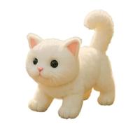 Realistic Robot Cat | Electric Realistic Cat Plush,Interactive Toys for Friends Girls Boys Son Daughter Family Home Offices Valentine's Day