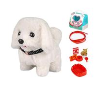 Realistic Robot Dog Electronic Interactive Stuffed Animal Walking Barking | Realistic Robot Puppy That Acts Like A Real Puppy Tail Wagging Toy for Kids, Adults, Boys, Girls, Seniors, Family, Frien