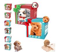 Realistic Robot Puppy - AI Enhanced Interactive Pet Toy with Walking, Barking, and Tail Wagging Features for Pet Lovers