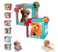 Realistic Robot Puppy - AI Enhanced Interactive Pet Toy with Walking, Barking, and Tail Wagging Features for Pet Lovers