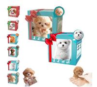 Realistic Robot Puppy - AI Enhanced Interactive Pet Toy with Walking, Barking, and Tail Wagging Features for Pet Lovers