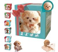 Realistic Robot Puppy - AI Enhanced Interactive Pet Toy with Walking, Barking, and Tail Wagging Features for Pet Lovers