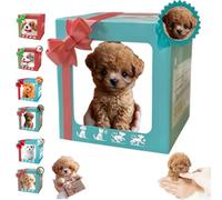 Realistic Robot Puppy - AI Enhanced Interactive Pet Toy with Walking, Barking, and Tail Wagging Features for Pet Lovers