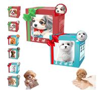 Realistic Robot Puppy - AI Enhanced Interactive Pet Toy with Walking, Barking, and Tail Wagging Features for Pet Lovers