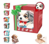 Realistic Robot Puppy - AI Enhanced Interactive Pet Toy with Walking, Barking, and Tail Wagging Features for Pet Lovers