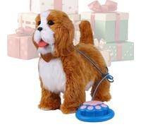 Realistic Robot Puppy - Barking Wagging Tail Toy | Realistic Dog Robot with Interactive Sound Motion, Animal Companion Figure for Play, Sensor Plush Puppy for Entertainment, Talking Pet Plushy