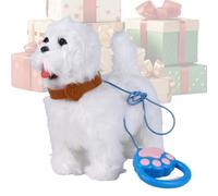 Realistic Robot Puppy - Electronic Walking Pet | Interactive Toy Dog - Motion Sensor Sound, Soft Cuddly Robotic Puppy Applied Nanny Playrooms Birthday Party