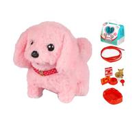 Realistic Robot Puppy - Interactive Plush Pet, Electronic Stuffed Animal | Walking Robot Dog, Interactive Plush Pet Toy, Barking Tail Wagging Toy, Electronic Stuffed Animal Gift for Boys Girls
