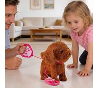 Realistic Robot Puppy | Interactive Plush Walking with Music,Robot Dog That Acts Like a Real Puppy - for Family Kids Girls Playing Indoor Outdoor Home Decor Classroom Companion