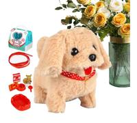 Realistic Robot Puppy Plush Electronic Interactive Walking and Abiding | Faithful Robot Puppy For Fun Moments, Plush Companion,