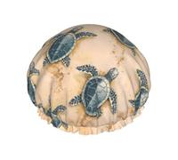 Realistic Sea Turtle Starfish Bath Cap
