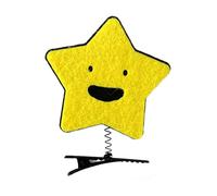 Realistic Showy Hair Clip Showy With Hand Gesture Sun Fun Question Mark Hairpin Yellow Exclamation Mark Hair Clip