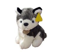 Realistic Siberian Husky Stuffed Animal, Soft Plush Toy, Birthday Gift(40cm)
