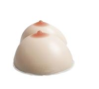 Realistic Silicone Breast Forms for Crossdressers & Post-Surgery - Self-Adhesive Soft Silicone Fake Boobs, Round Shape Prosthesis for Transgender & Mastectomy Recovery - Fair Skin Tone (M)