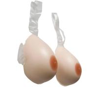 Realistic Silicone Breast Forms for Transgender & Cosplay - Comfortable, Natural-Looking Fake Chest Prosthesis - Fair Skin Tone for a Lifelike Appearance (10XL)