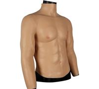 Realistic Silicone Chest Fake Muscle with Arms Artificial Simulation Muscle Suit for Cosplay Halloween Props