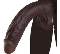 Realistic Silicone Dildos XXL Thick Huge Glans Dildo Butt Plug with Suction Cup for Hands-Free and Anal Play Vagina AnalDildo G spot Stimulator Toys for Men and Women Pleasure