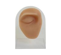 Realistic Silicone Facial Piercing Trainer with Multiple Exercise Pads Silicone Piercing Exercise Model for Medical Training and Aesthetic Skills Development