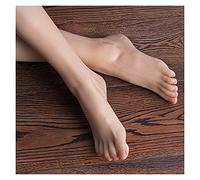 Realistic Silicone Foot Model Lifelike Simulation Foot Calf Model Platinum Silicone Leg Shooting Props Sketch Drawing Shoe Sandal Display Fetish Art TGT3(All Bone,One Pair)