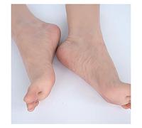 Realistic Silicone Foot Model Sexy Foot Model Adult Female Shooting Props Lantine Foot Fetish Simulation Liquid Silicone Soles Bare Toes(All Silicone,1 Pair Foot)