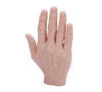 Realistic Silicone Male Hand Model Reusable Simulation Silicone Artificial Hand Model Bendable Artificial Hand for Festival Props Painting Practice (Right Hand)