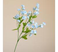 Realistic Silk Forget-Me-Not Artificial Flowers for Home Decor Table Settings Vase Arrangements Shelf Mantel and Office Accent Use (Blue)