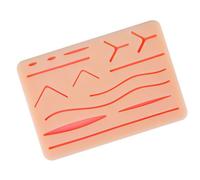 Realistic Skin Suture Practice with 14 Wounds, Silicone Training Tool for Clinical Skill Development Surgical Suture Practice Model
