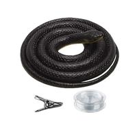 Realistic Snake Prank - Clip On, Chasing Snake Rope Prank with String and Clip | Lifelikee Snakee is Following Props Scary Gag Party Joke Decoration for Adults Kids