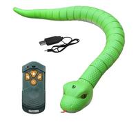 Realistic Snake Toy - Reptile Electronic Joke, Robotic Creature with Realistic Crawling Movement, Flexible Programmable Animatronic Animal | Wireless RC Gadget Remote Control for