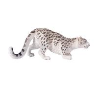 Realistic Snow Leopard Toy Figurine 15.2x15.2x5.7cm Cute Collectible Model