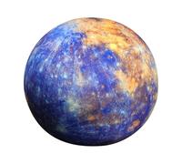 Realistic Space Star Plush Toy,Solar Planet Plush Stuffed Pillow,Science Astronomy Space Solar System Educational Stuffed Planet Dolls for Learning Science, Astronomy (Mercury)